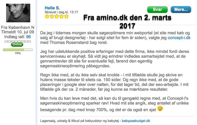 Bedste SEO anbefalinger i Danmark